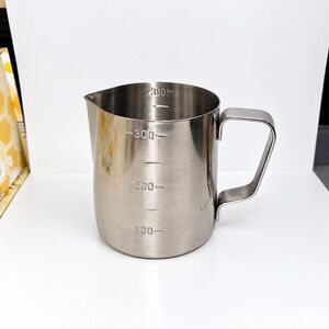 Stainless Steel Measuring/Pitcher Cup with Handle & Pour Spout, 350 mL
